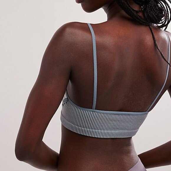 NWT Free People Intimately Candy Ribbon Blue Bralette - Picture 2 of 6